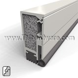Double Neoprene Door Seal with Sound Absorber