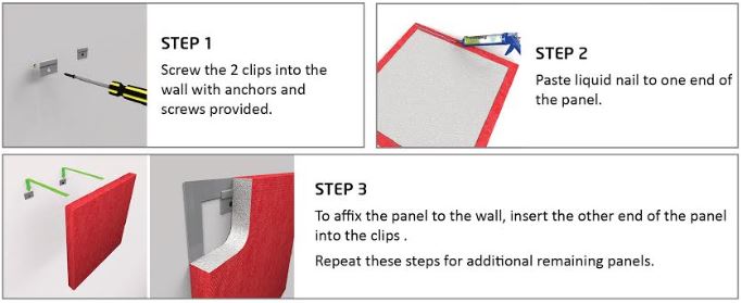 Sound Absorbtion Panels Installation Guide