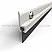 Clear Anodized Aluminum Meeting Stile #8194 with Neoprene Lip Seal