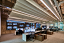 Ceiling baffle for open space office