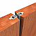 Adjustable Mortised Meeting Stile Applied on Interior Wooden Door