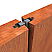 Adjustable Mortised Meeting Stile Applied on Interior Wooden Door