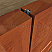 Mortised Meeting Stile with Solid Neoprene Seal Applied In Wooden Interior Door