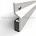 Aluminum with Sponge Neoprene Seal Meeting Stile for Single Active Door