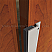 Aluminum with Sponge Neoprene Seal Meeting Stile Applied to Wooden Single Active Door, Open