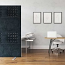 PATTERN SCREEN-COUSTIX Acoustical Panel, Free Standing Screen, with Stationary Feet