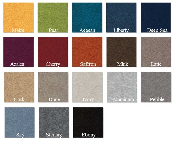 Guilford of Maine Felt Color Options