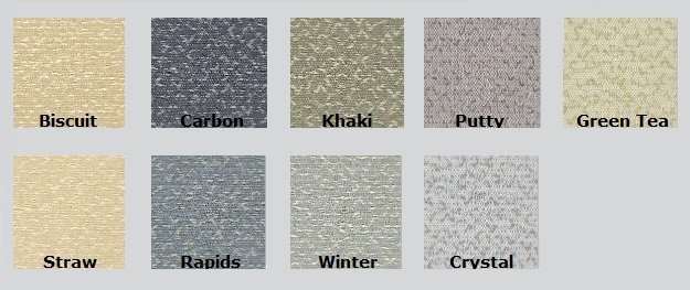 Color Options for Guilford of Maine Mingle Acoustic Fabric