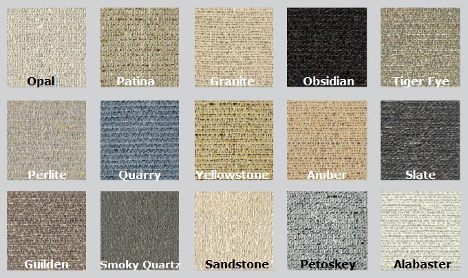 Color Options for Guilford of Maine Spinel Acoustic Fabric