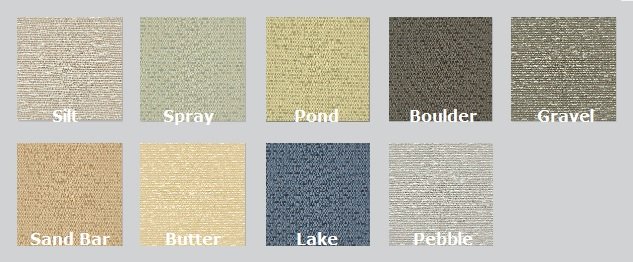 Color Options for Meander - Acoustic Fabric
