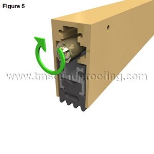 How to Install an Automatic Door Bottom- Figure 1