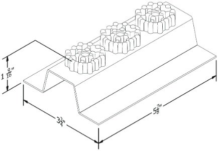 Resilmount A130R Dimensions