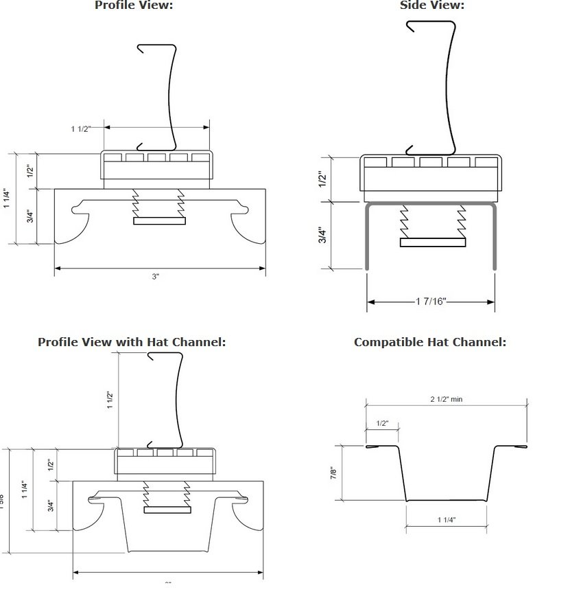 RSIC-CRC Clip Specs