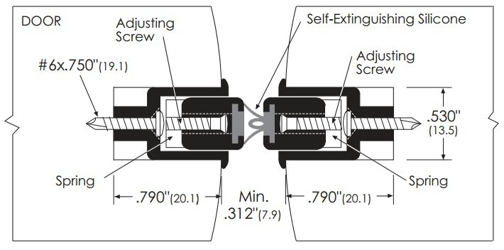 Product Specs for Adjustable Mortised Astragal